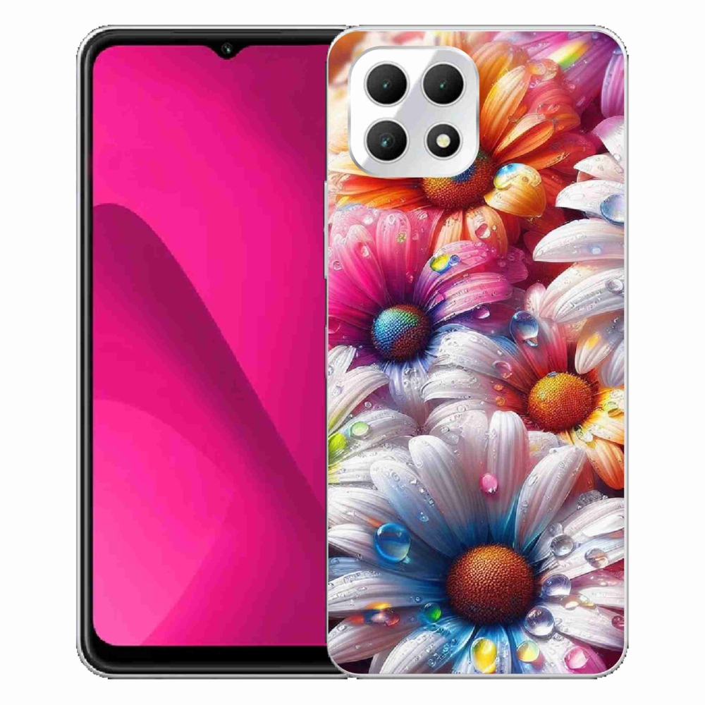 Zselés borítás mmCase a T-Mobile T Phone 2 készülékhez - színes margaréták
