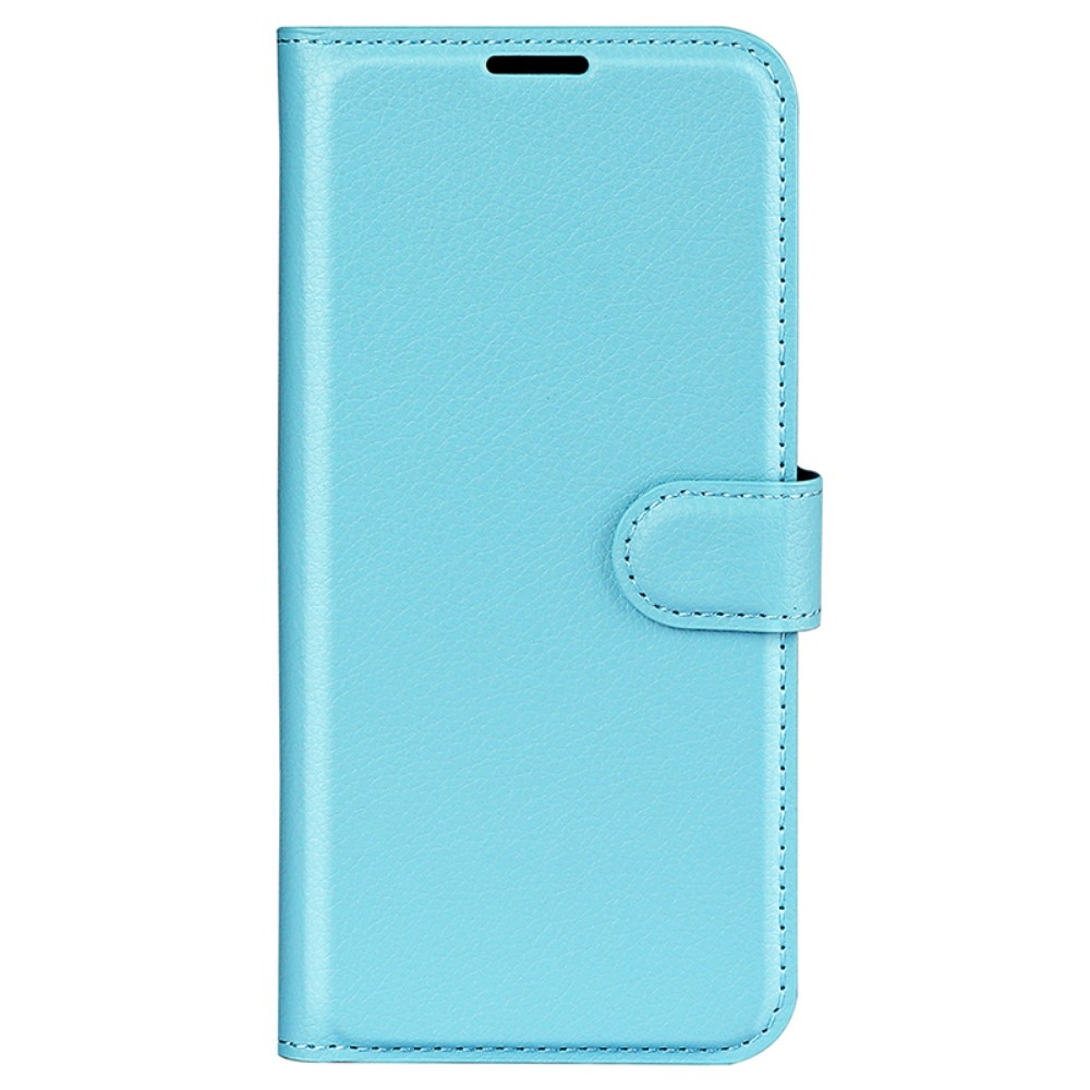 Litchi könyv tok Xiaomi Redmi A3-hoz - kék