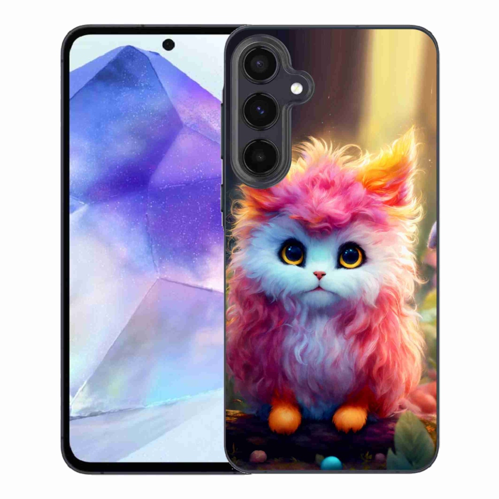 Gél borítás mmCase Samsung Galaxy A55 5G - aranyos cica 5