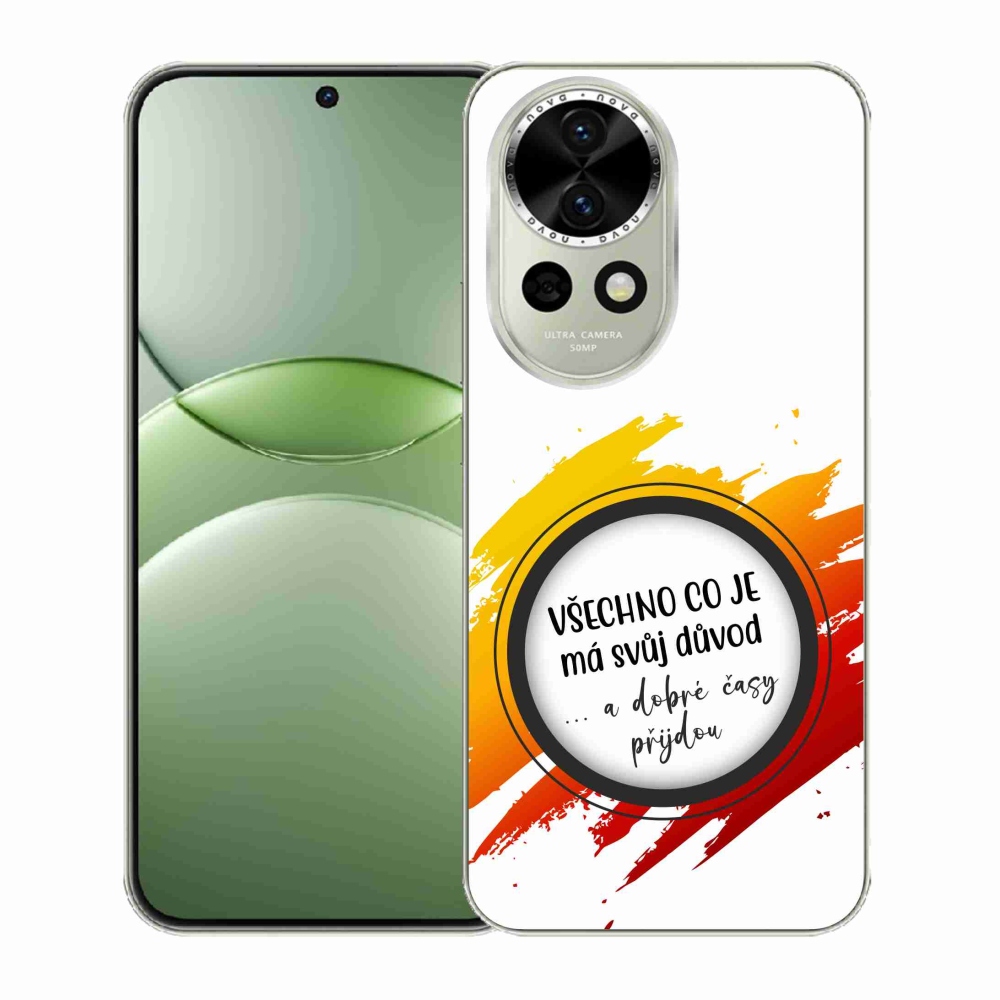 Gél borító mmCase a Huawei Nova 13 5G - idézet 3 fehér háttérrel