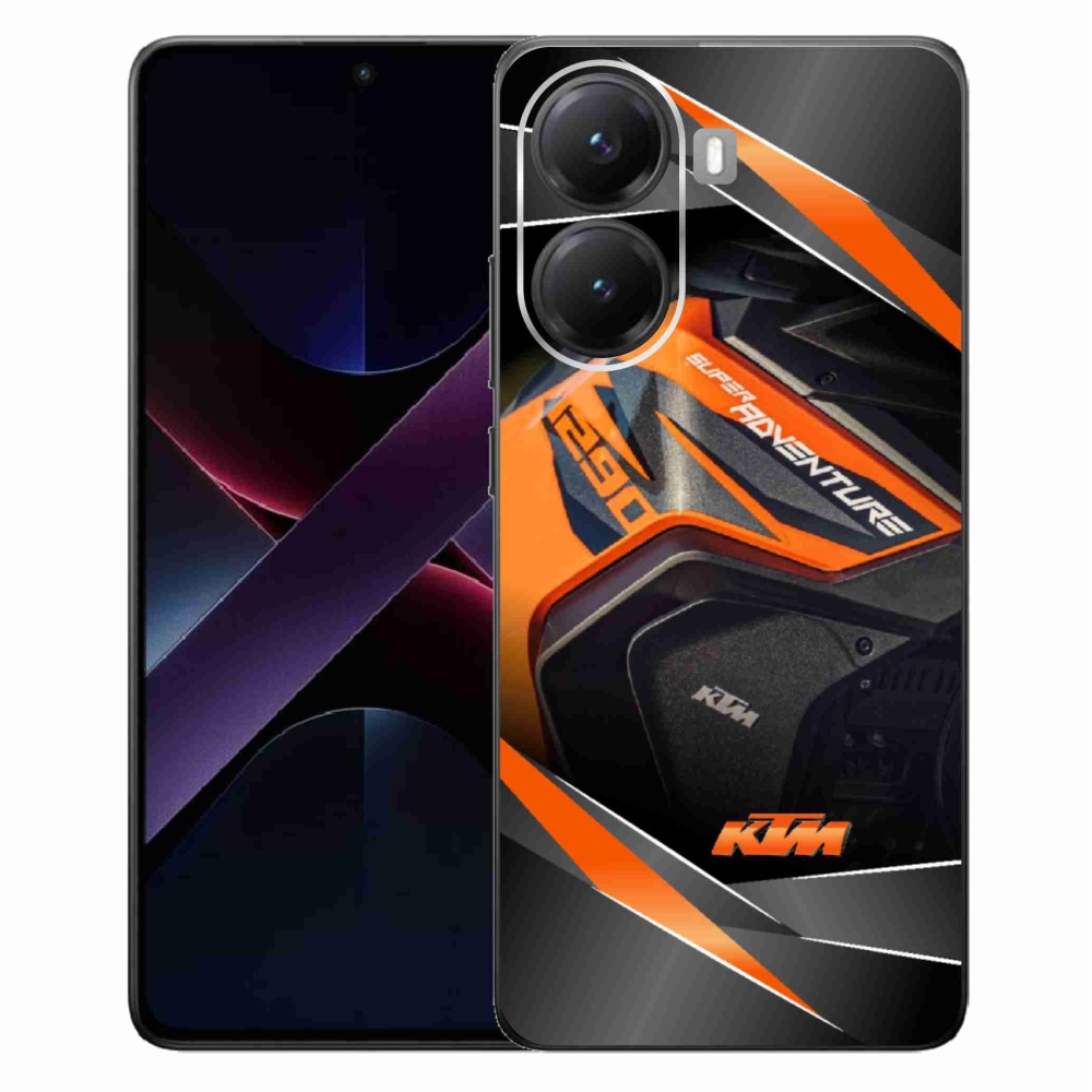 Gél borítás mmCase a Xiaomi Poco X7 Pro 5G számára - motoros ktm