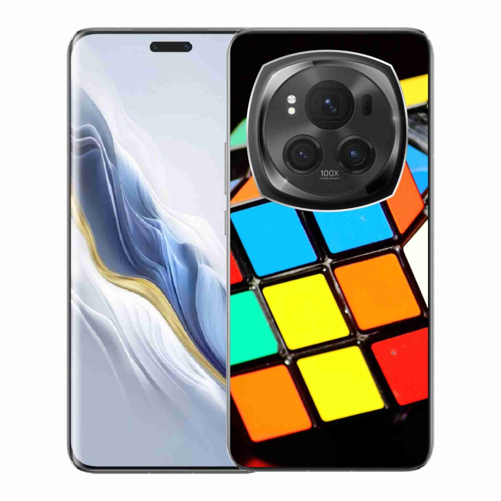 Gél tok mmCase a Honor Magic 6 Pro 5G számára - Rubik-kocka