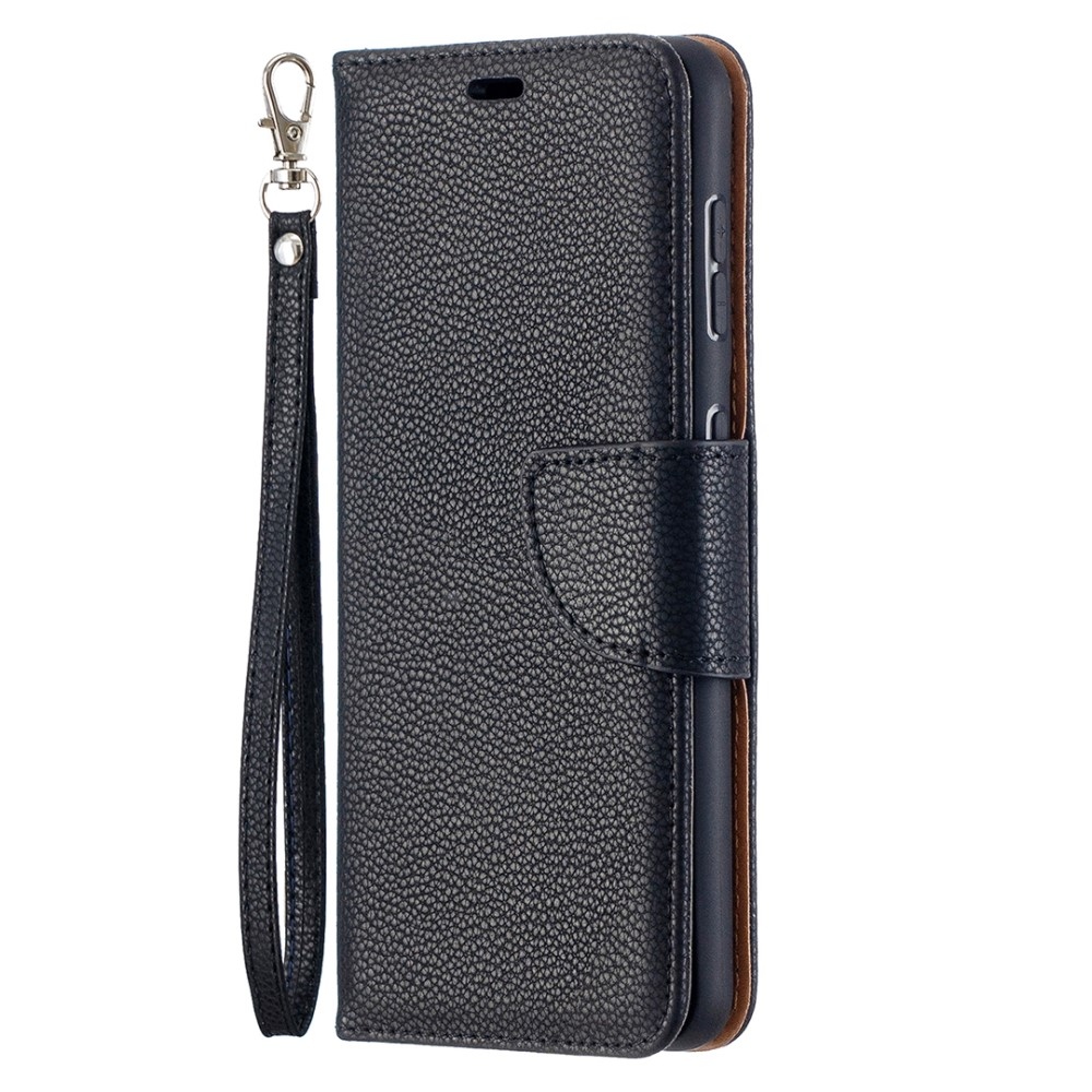 Tárcás könyv tok Samsung Galaxy S21-hez - fekete
