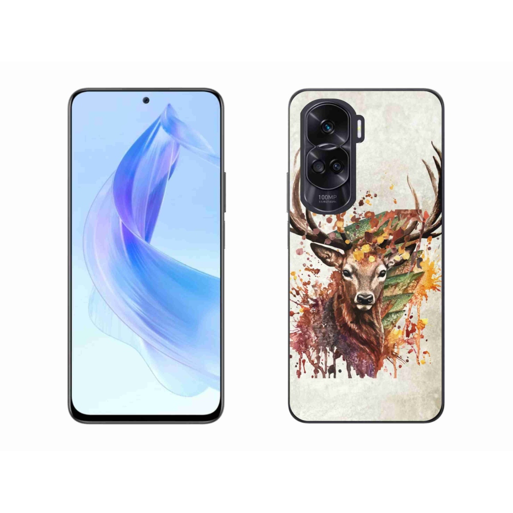 Gél tok mmCase a Honor 90 Lite készülékhez - szarvas 1
