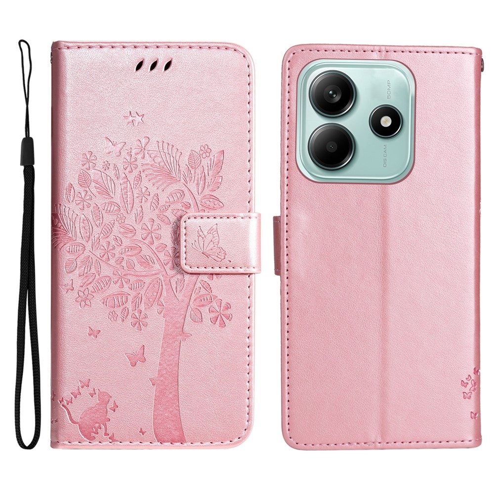 Fák könyve tok Xiaomi Redmi Note 14 5G - rózsaarany