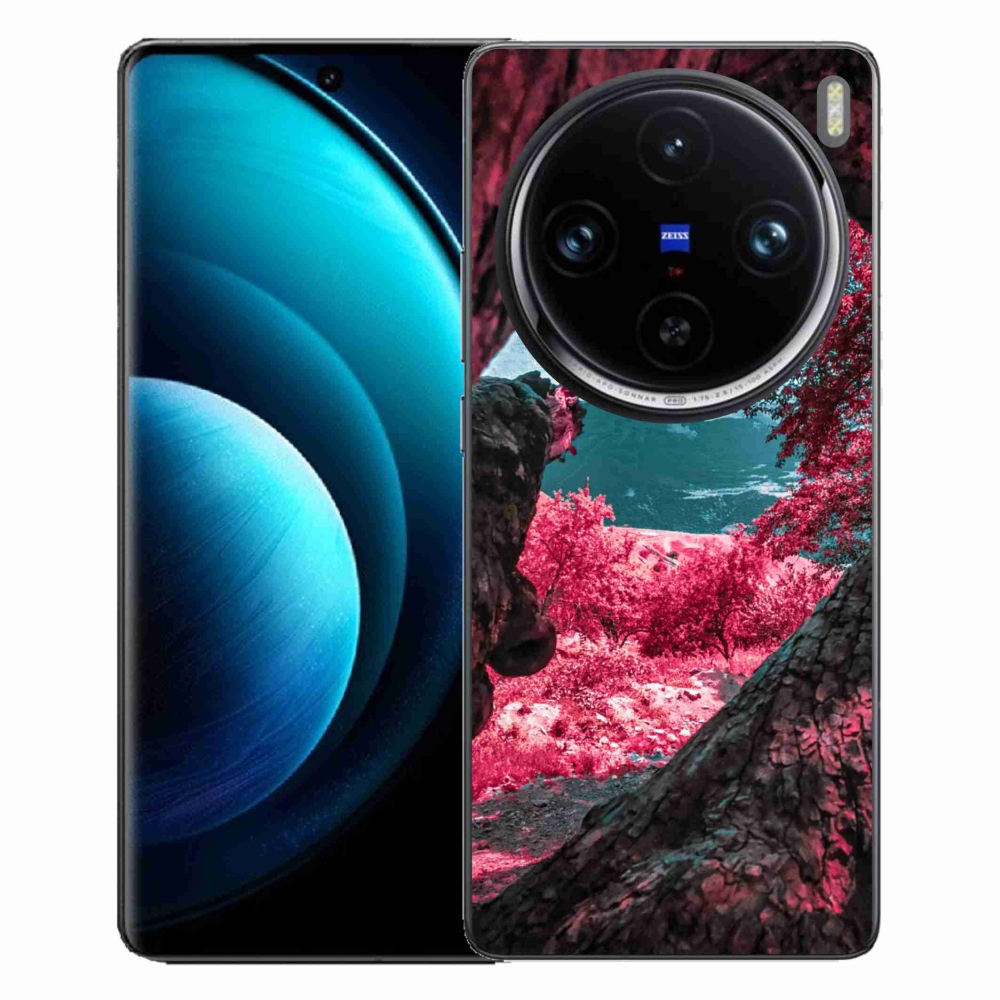 Zselés borítás mmCase a Vivo X100 Pro 5G-hez - hegyi kilátás
