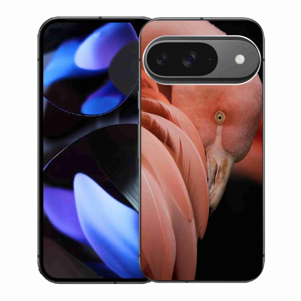 Zselés borítás mmCase a Google Pixel 9/9 Pro készülékhez - flamingó 3
