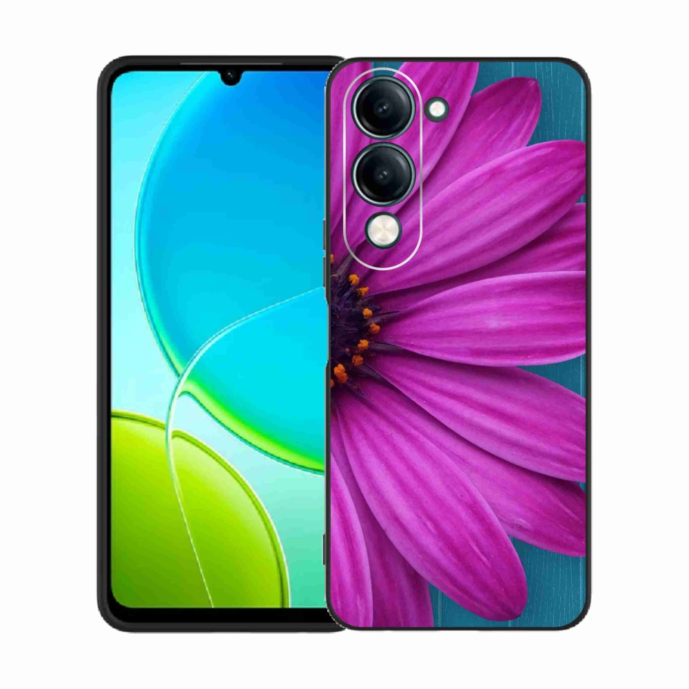 Zselés borítás mmCase a Vivo Y29s 5G készülékhez - lila margaréta