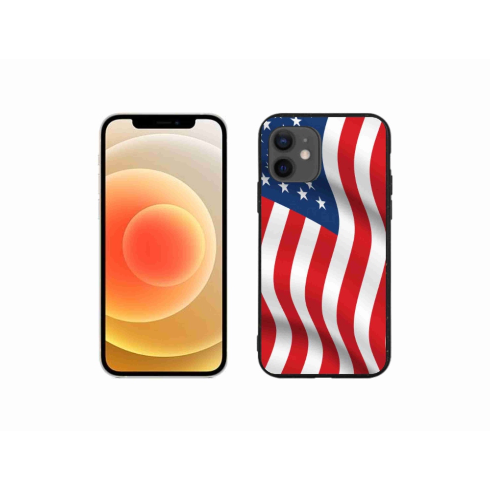 Zselés borítás mmCase iPhone 12 mini készülékhez - USA zászló