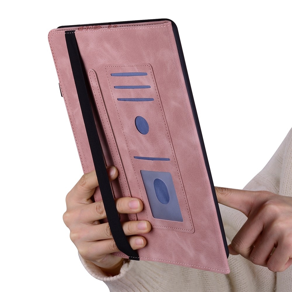 Szívvel zárható táblagép tok Xiaomi Redmi Pad SE 8.7 - rózsaszín