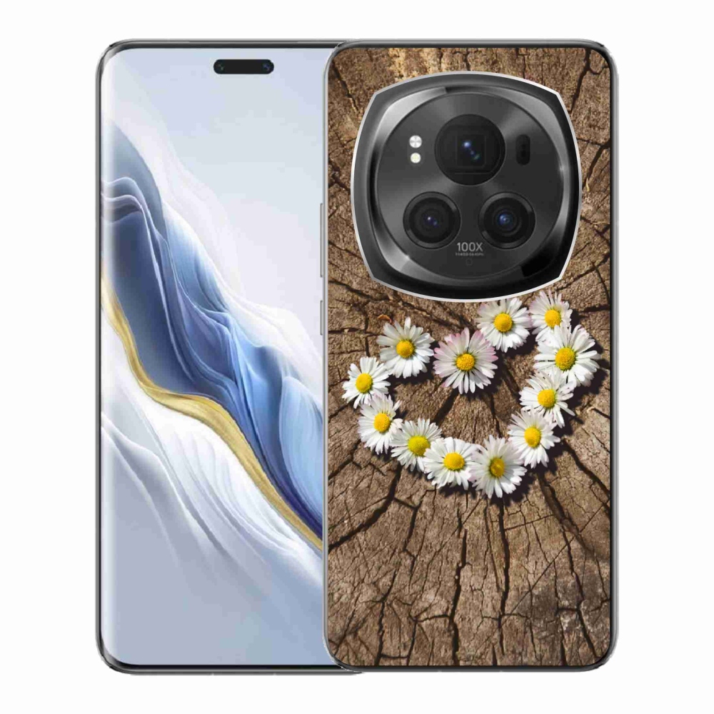 Gél borítás mmCase a Honor Magic 6 Pro 5G készülékhez - Százszorszép szív