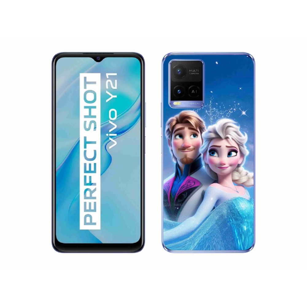 Zselés borítás mmCase a Vivo Y21/Y21s/Y33s készülékhez - Ice Kingdom 1