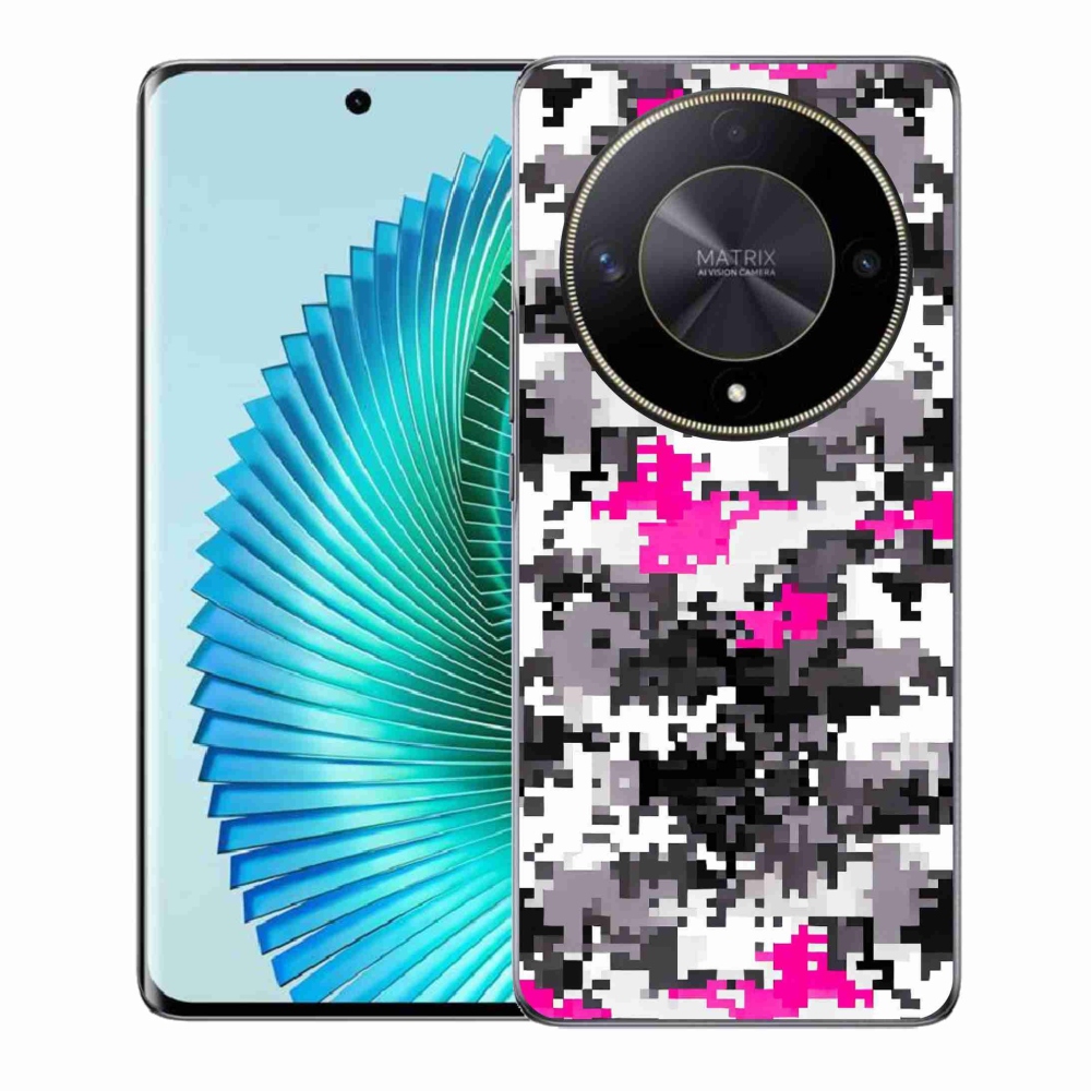 Gél borítás mmCase a Honor Magic 6 Lite 5G számára - álcázó minta 4