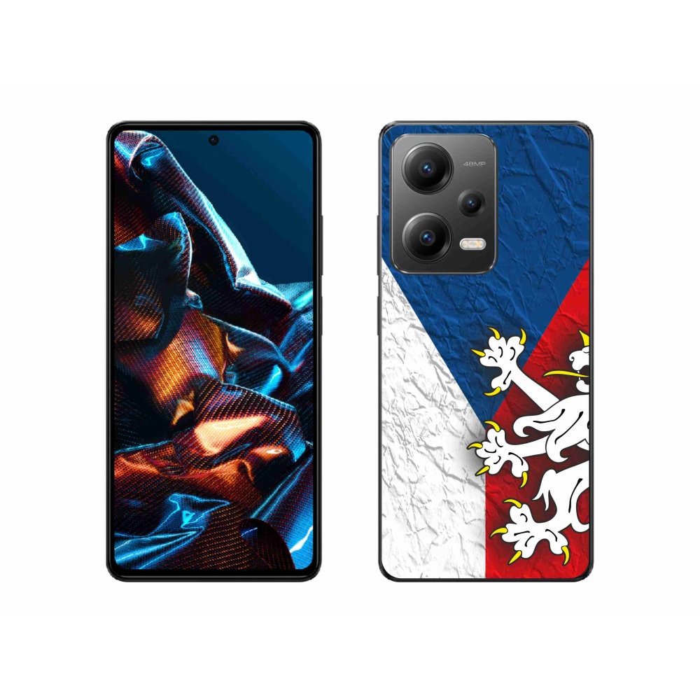 Gél borítás mmCase a Xiaomi Redmi Note 12 Pro 5G - cseh zászlóhoz 1