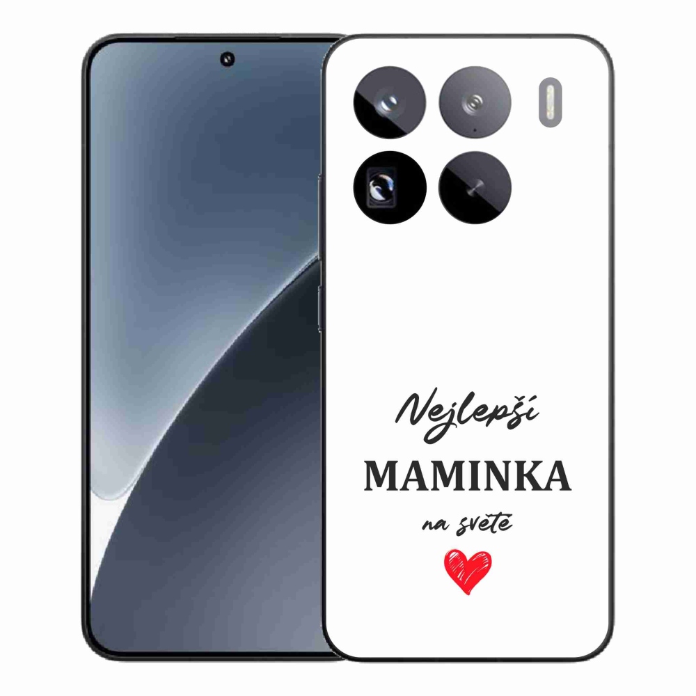 Gél borító mmCase a Xiaomi 15 Pro - legjobb anya 1 fehér háttérrel