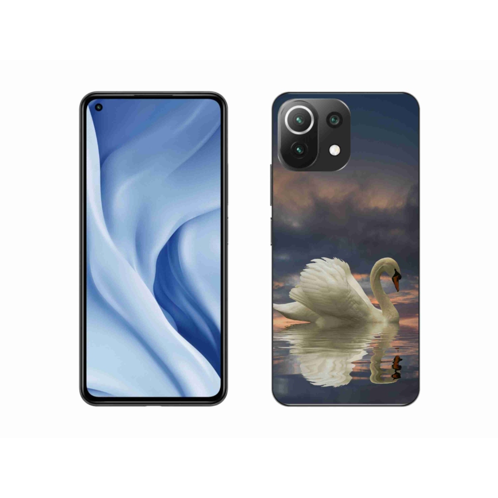 Gél borítás mmCase a Xiaomi Mi 11 Lite 4G/5G készülékhez - hattyú
