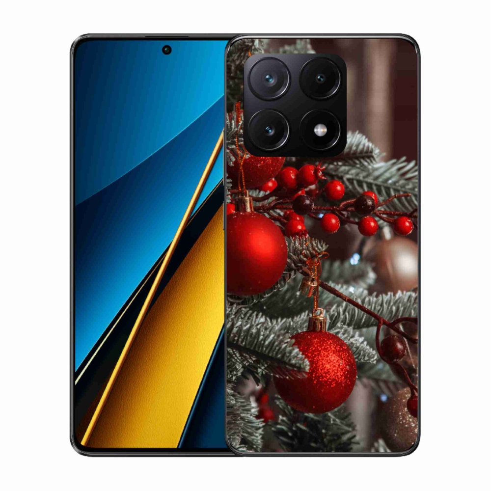 Gél borítás mmCase a Xiaomi Poco X6 Pro 5G számára - karácsonyi dekorációk 2