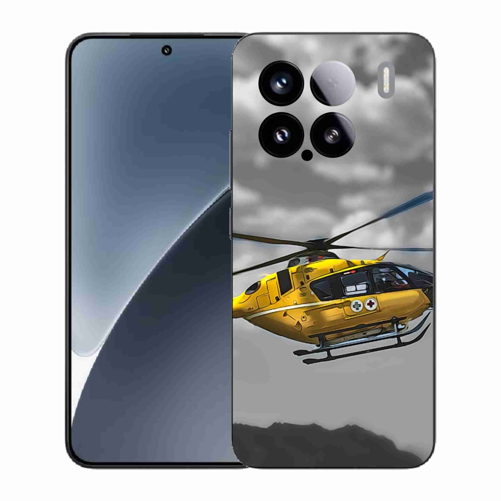 Gél borítás mmCase a Xiaomi 15-öshöz - sárga helikopterhez