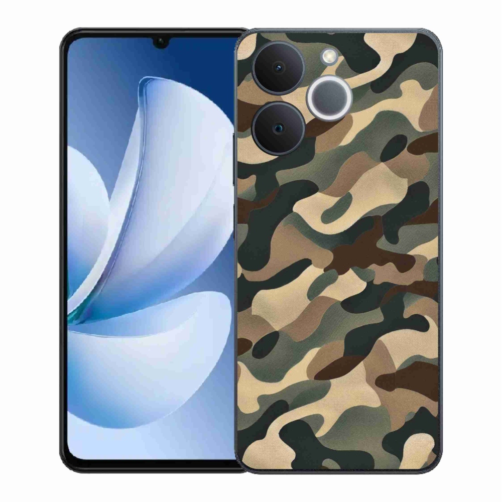Zselés borítás mmCase a Realme Note 70T készülékhez - terepszínű minta 11