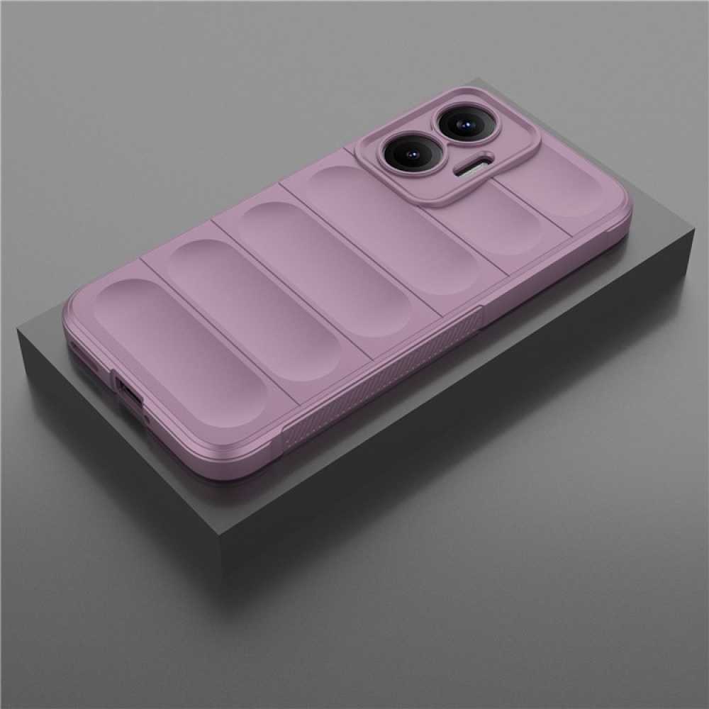 Rugg tartós zselés tok Xiaomi Poco F7 5G - világos lila