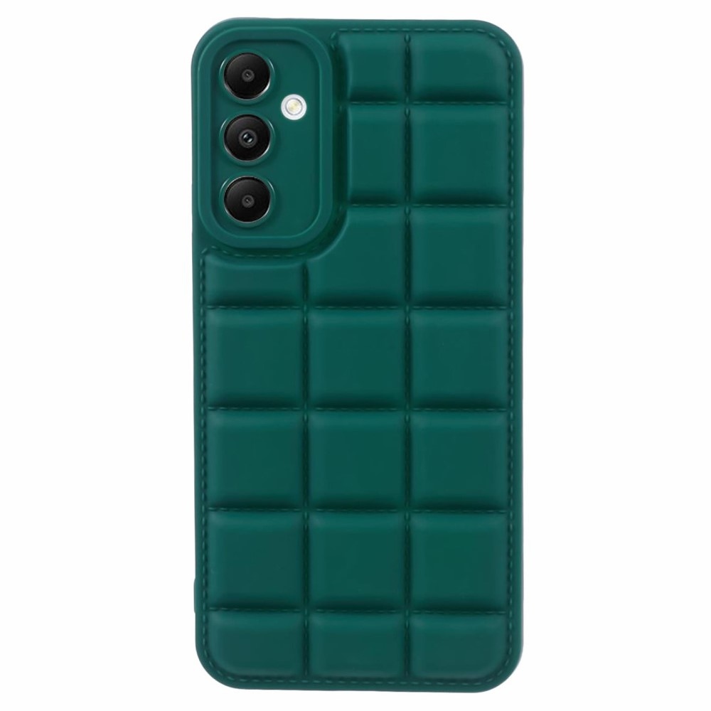 Rácsos tartós gél tok Samsung Galaxy A24 készülékhez - zöld