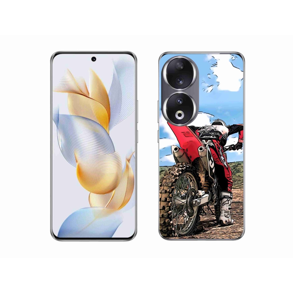 Zselés borítás mmCase a Honor 90 - moto számára