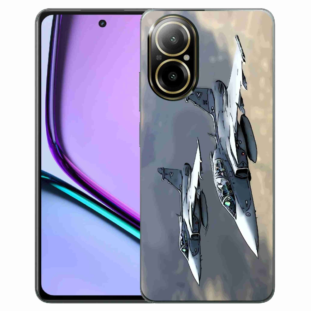 Gél borítás mmCase a Realme C67-hez - vadászgépek