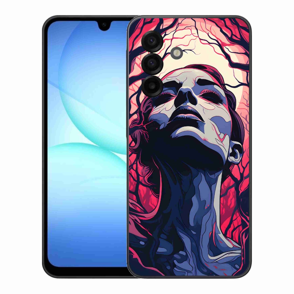 Gél borítás mmCase Samsung Galaxy A17 5G - absztrakt arc