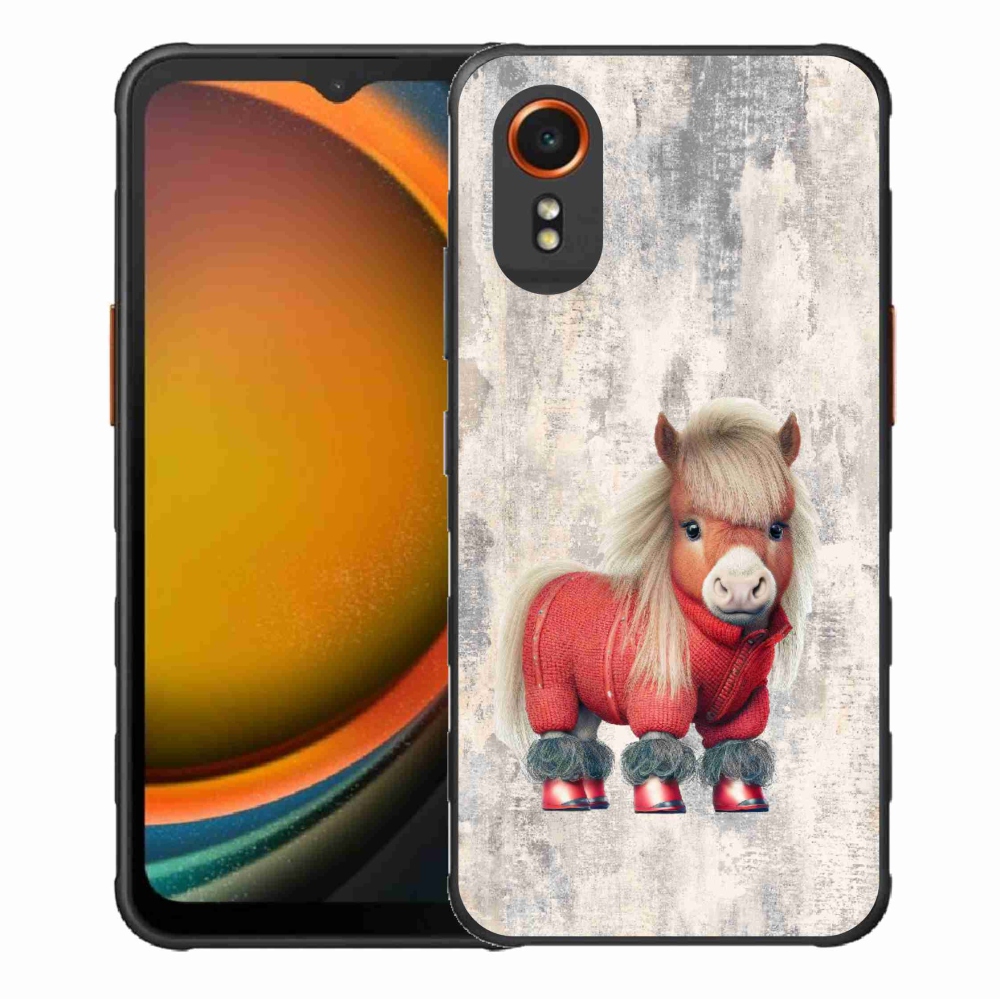 Gél borítás mmCase Samsung Galaxy Xcover 7 - póni pulóverben