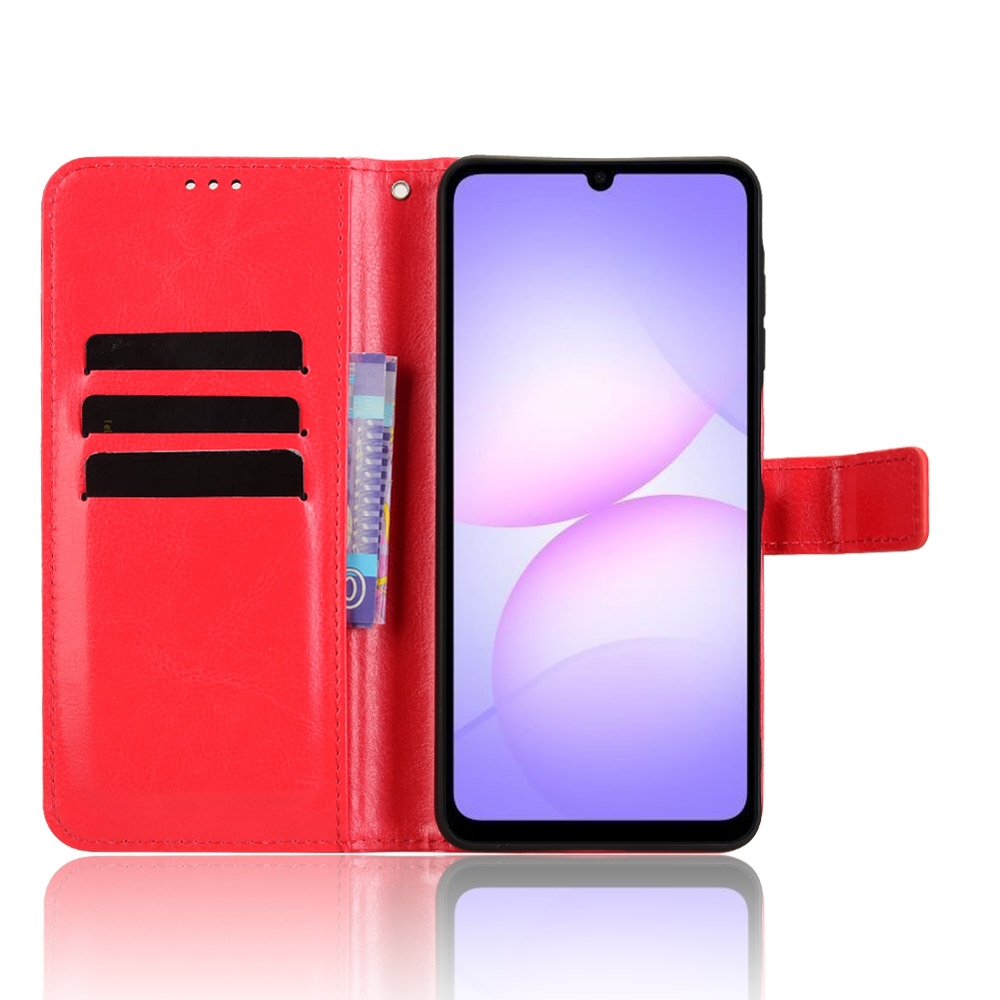 Őrült könyves tok Samsung Galaxy A07 4G - piros