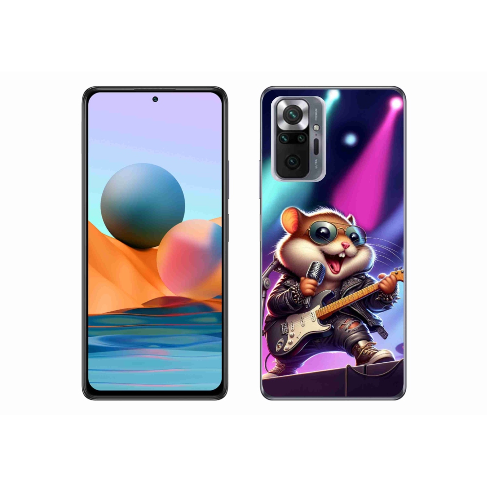Gél borítás mmCase a Xiaomi Redmi Note 10 Pro számára - hörcsög hintaló