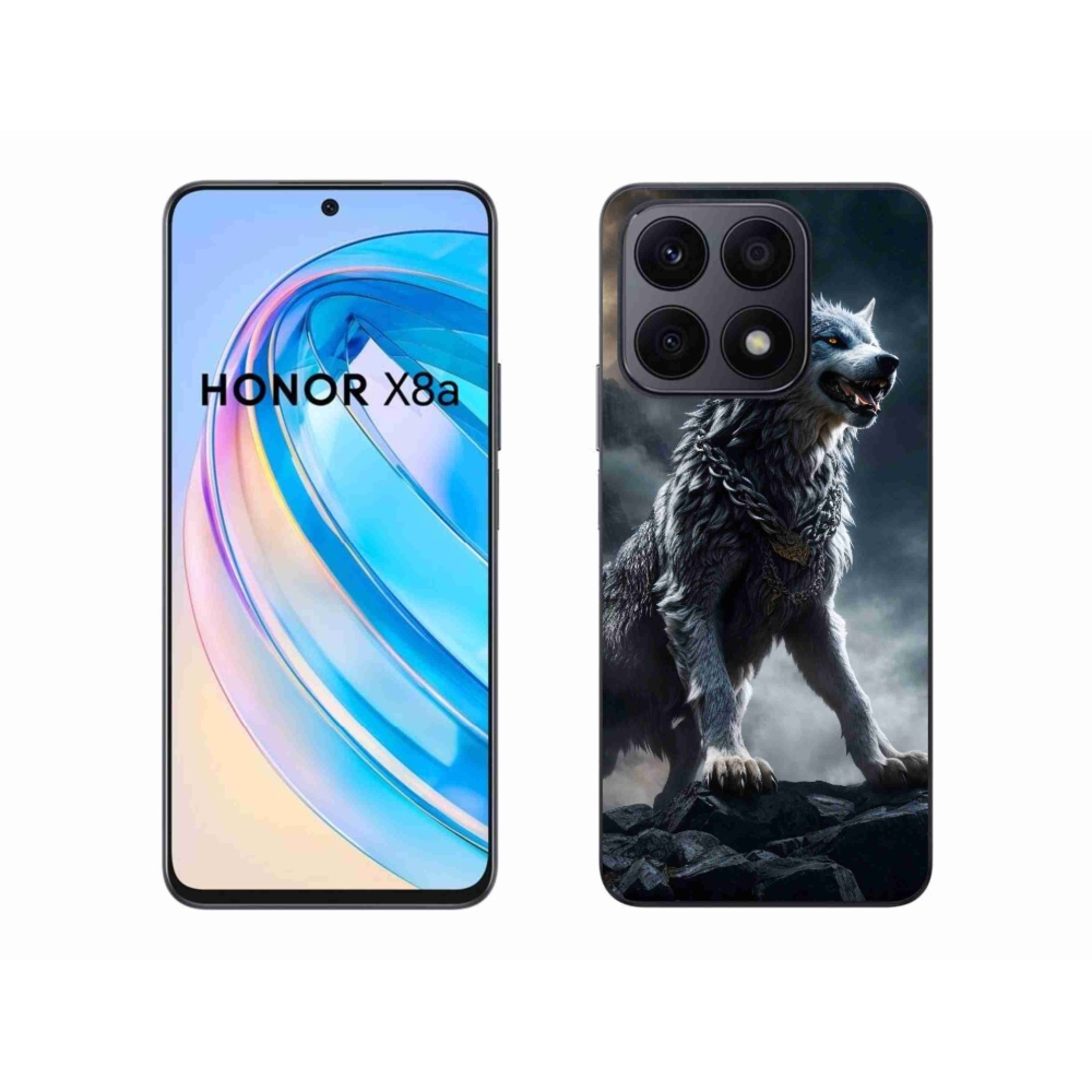 Zselés borítás mmCase a Honor X8a készülékhez - farkas 1