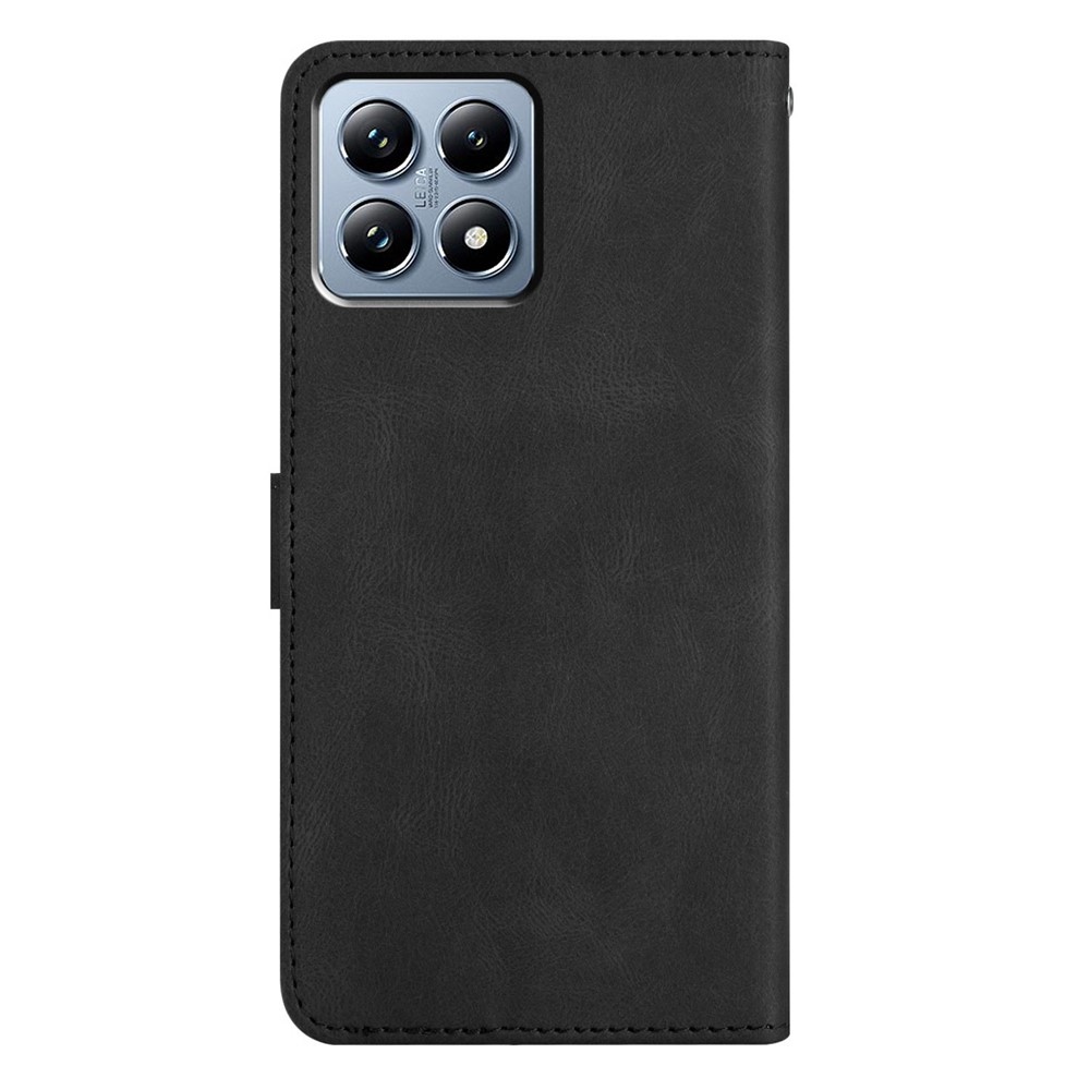Line könyv tok Xiaomi 15T Pro-hoz - fekete