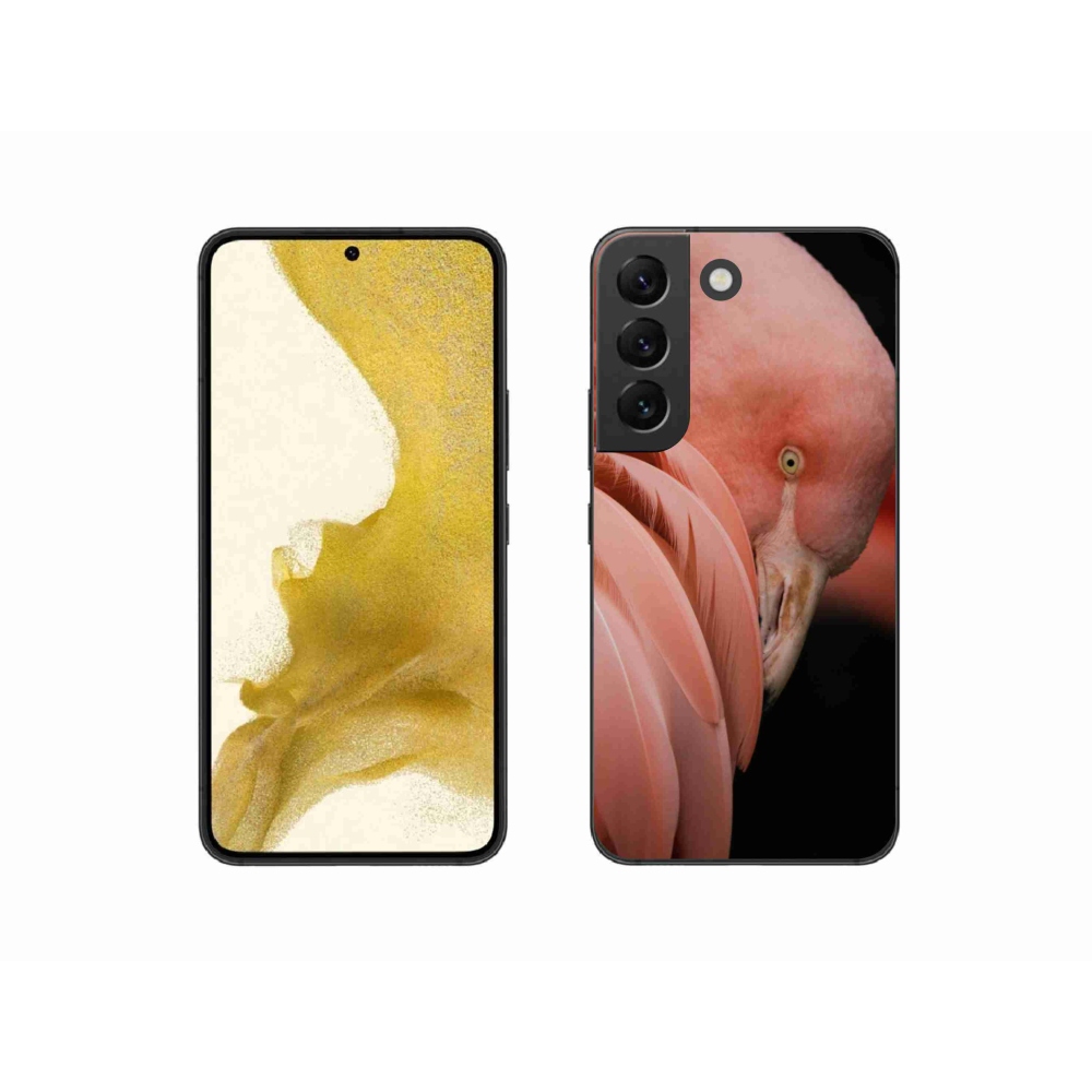 Zselés borítás mmCase Samsung Galaxy S22 5G - flamingó 3