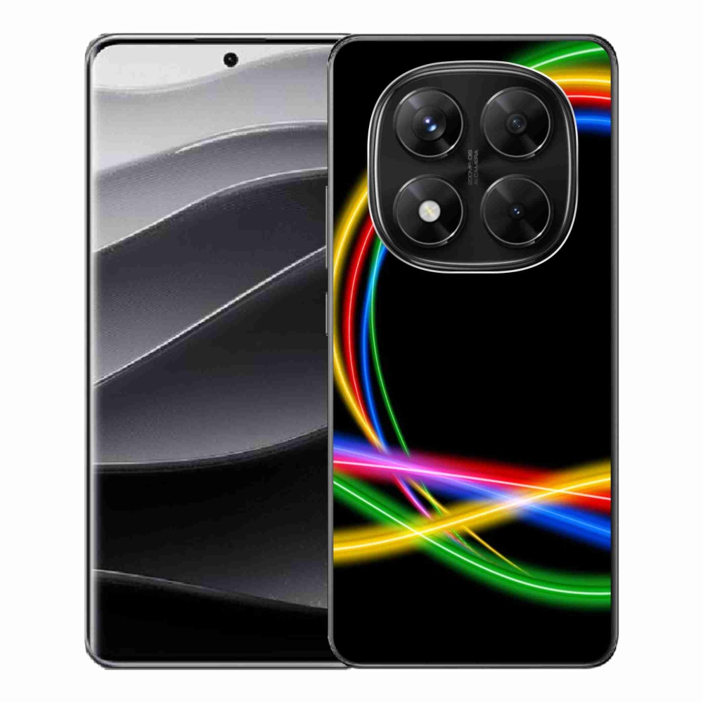 Gél borítás mmCase a Xiaomi Redmi Note 14 Pro 5G/Poco X7 5G - neon körökhöz