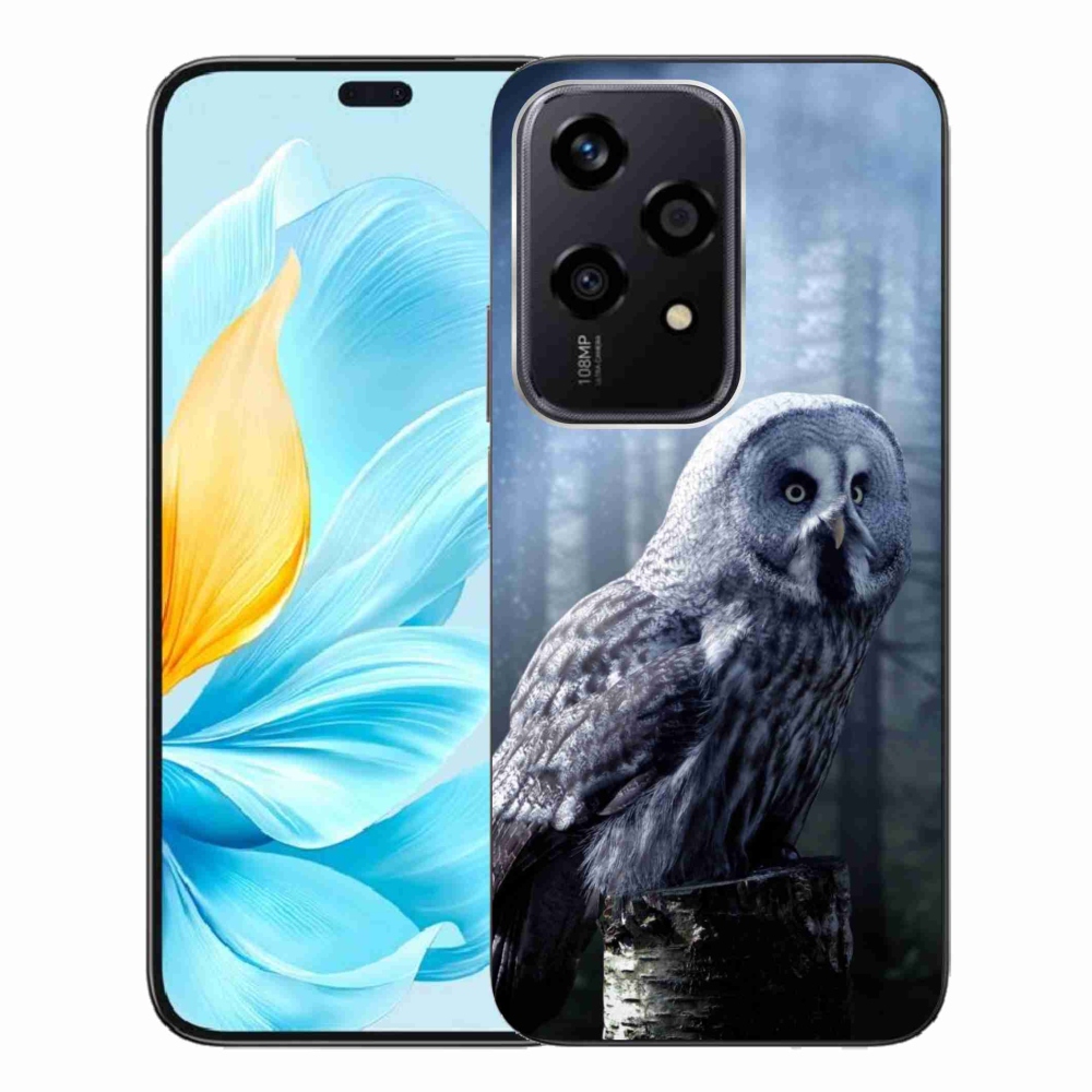 Zselés borító mmCase a Honor 200 Lite 5G készülékhez - bagoly