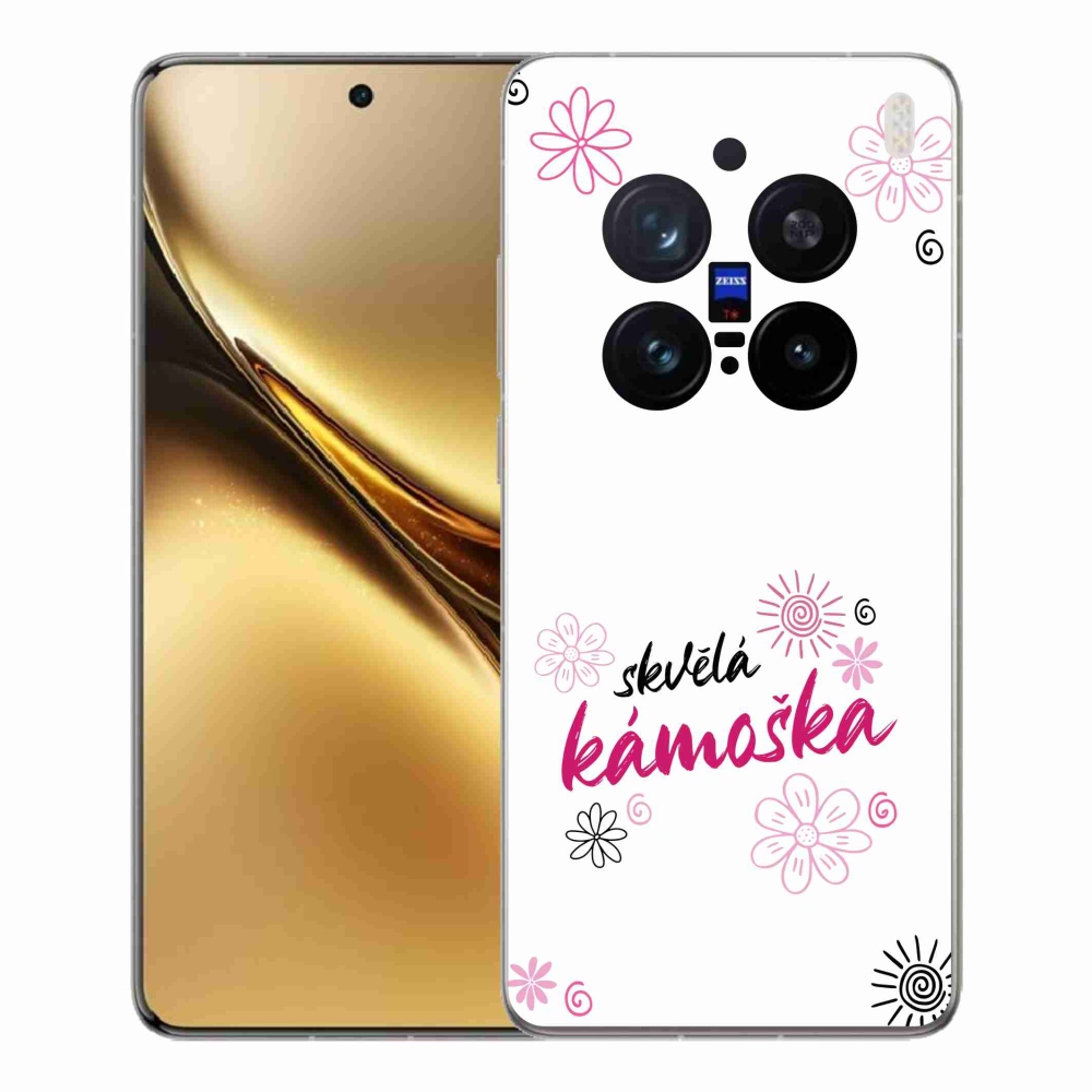 Gél borítás mmCase a Vivo X200 Pro 5G-n - nagyszerű haver fehér háttérrel