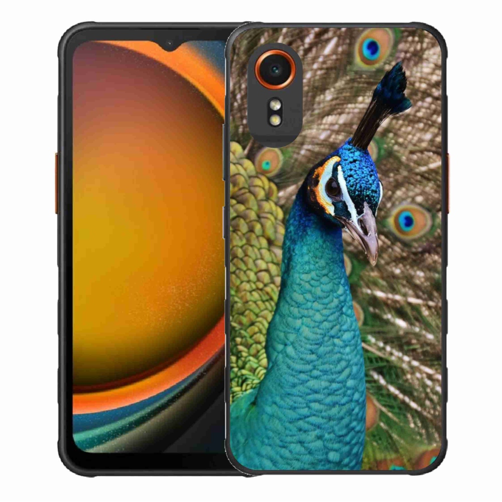 Zselés borítás mmCase Samsung Galaxy Xcover 7 készülékhez - páva