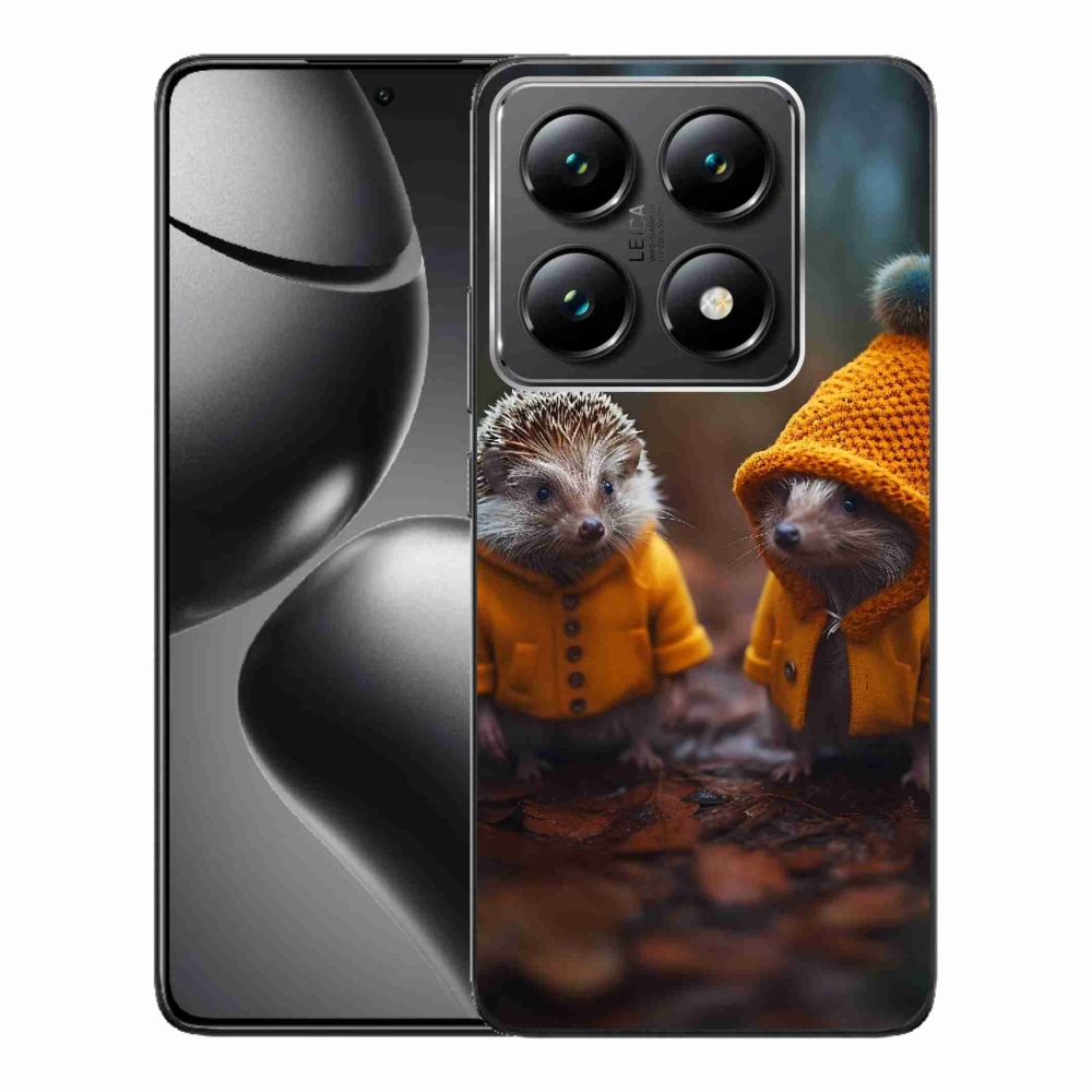 Gél borítás mmCase a Xiaomi 14T Pro számára - sünök