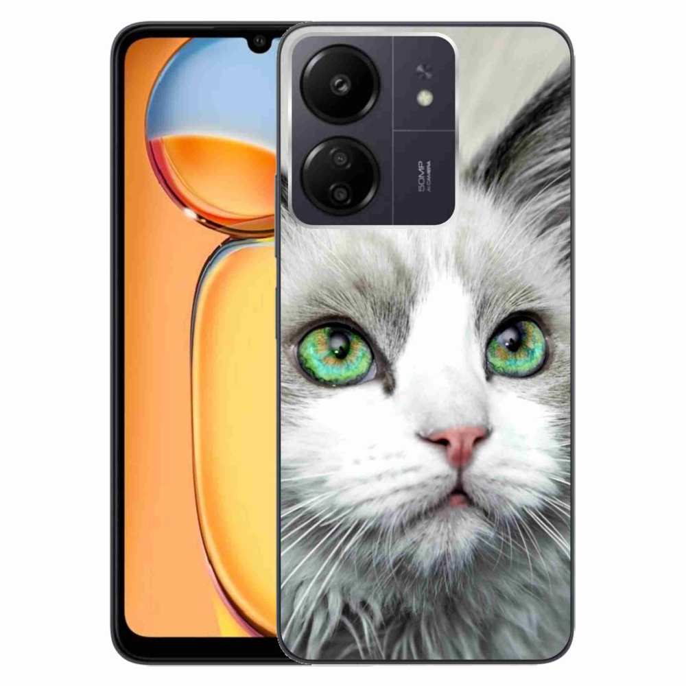 Gél borítás mmCase a Xiaomi Poco C65/Redmi 13C készülékhez - cat nézet