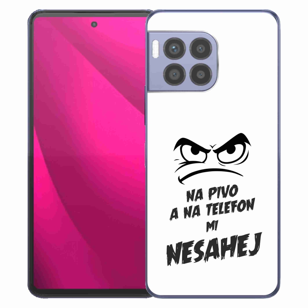 Gél borítás mmCase a T-Mobile T Phone 2 Pro készülékhez - sör motívum 2 fehér háttér