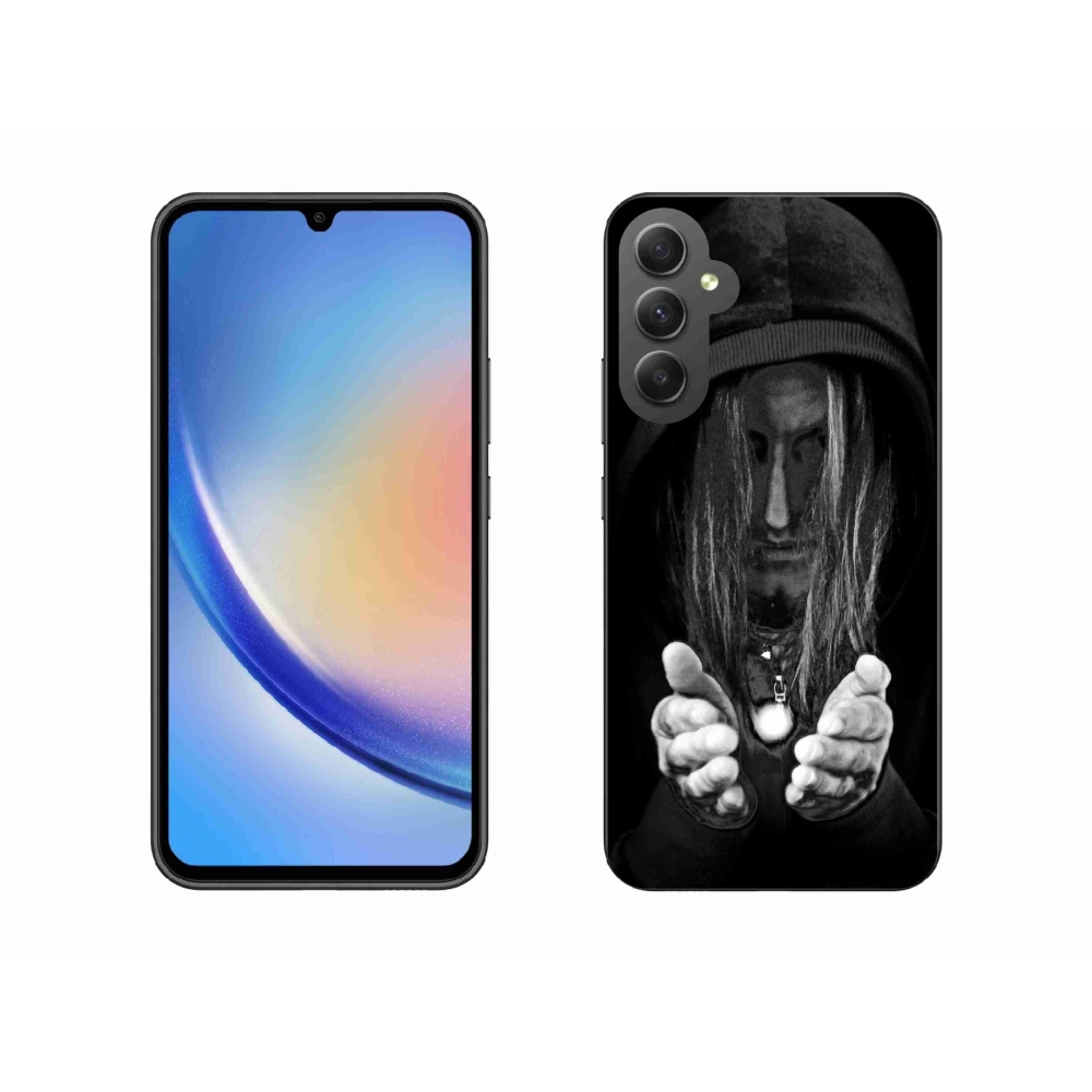 Gél borítás mmCase Samsung Galaxy A34 5G - titokzatos személyhez