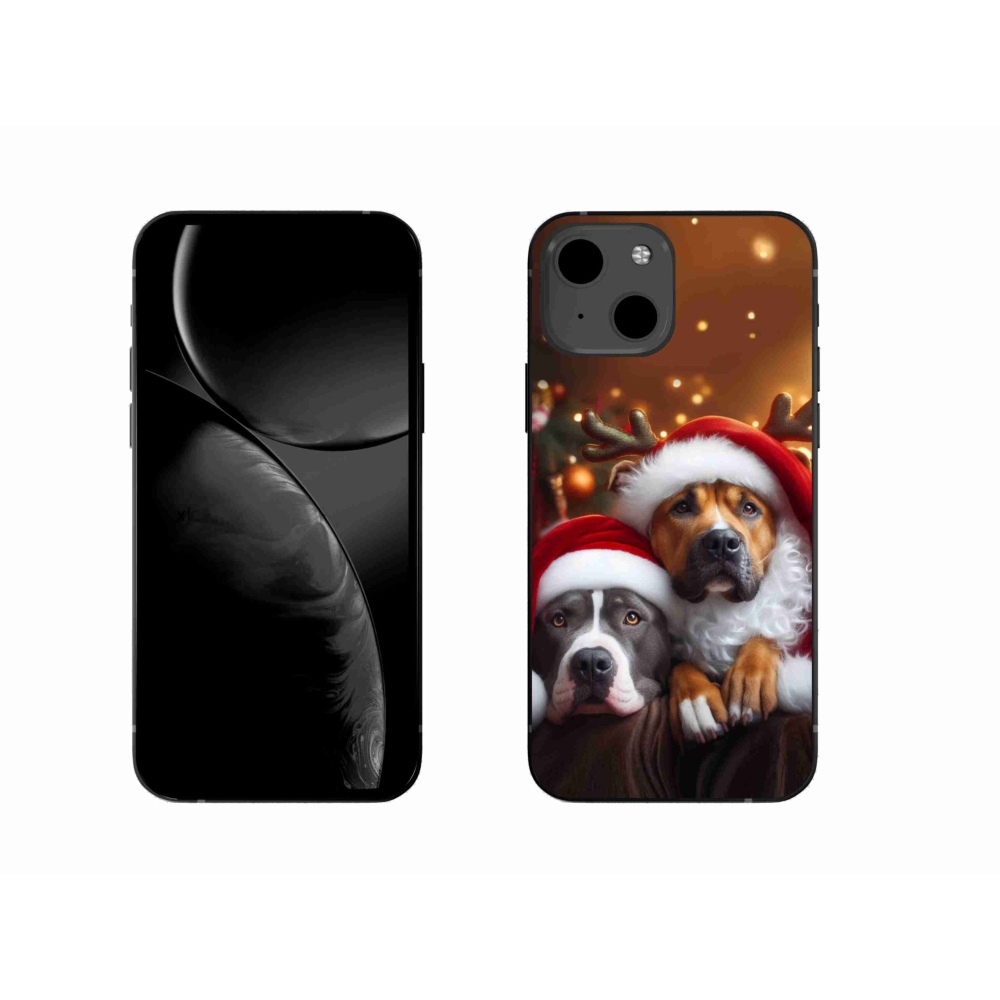 Gél borítás mmCase iPhone 13 6.1 készülékhez - Karácsonyi kutyák