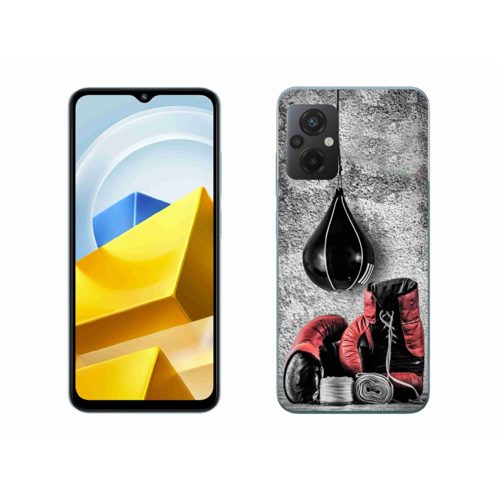 Gélburkolat mmCase a Xiaomi Poco M5 4G-hez - bokszzsák és kesztyűk