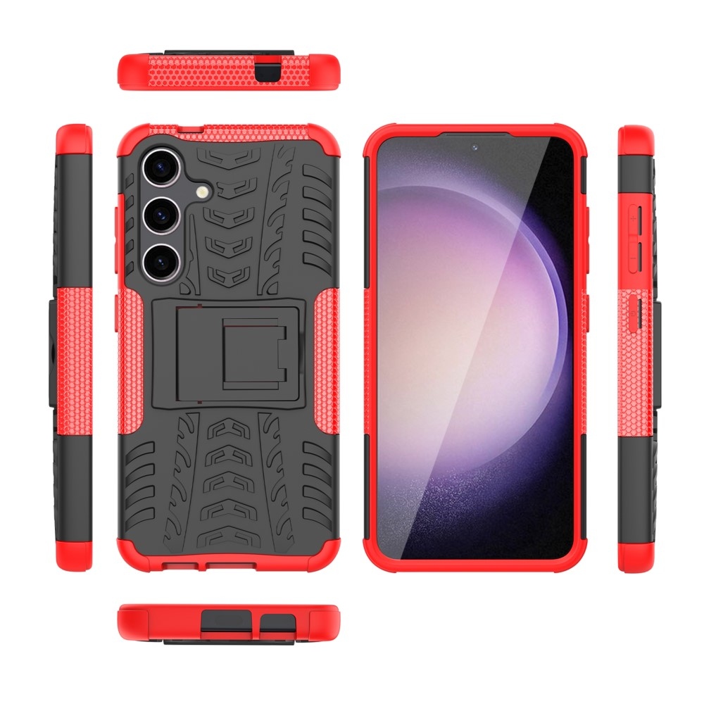 Rúgásálló borítás Samsung Galaxy S24+ készülékhez - piros
