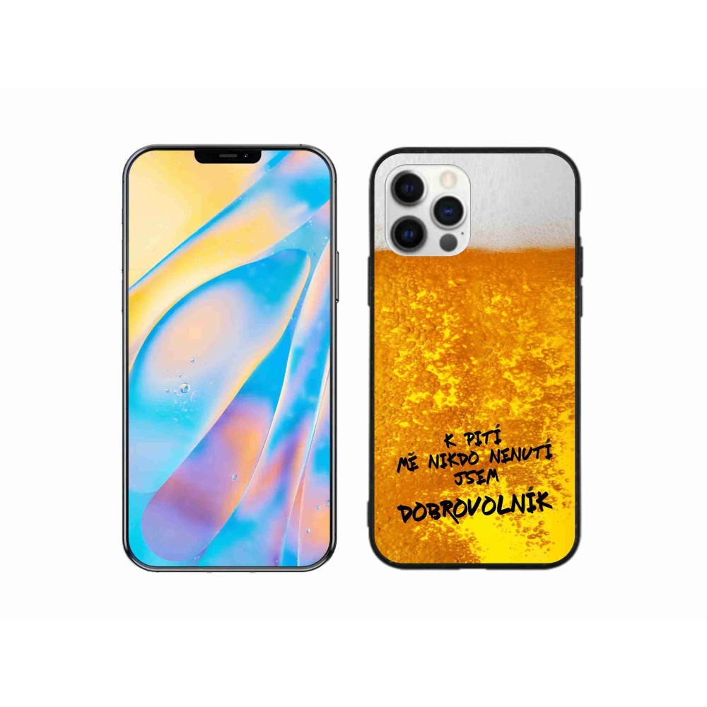 Gél borítás mmCase iPhone 12 készülékhez - sör motívum 4