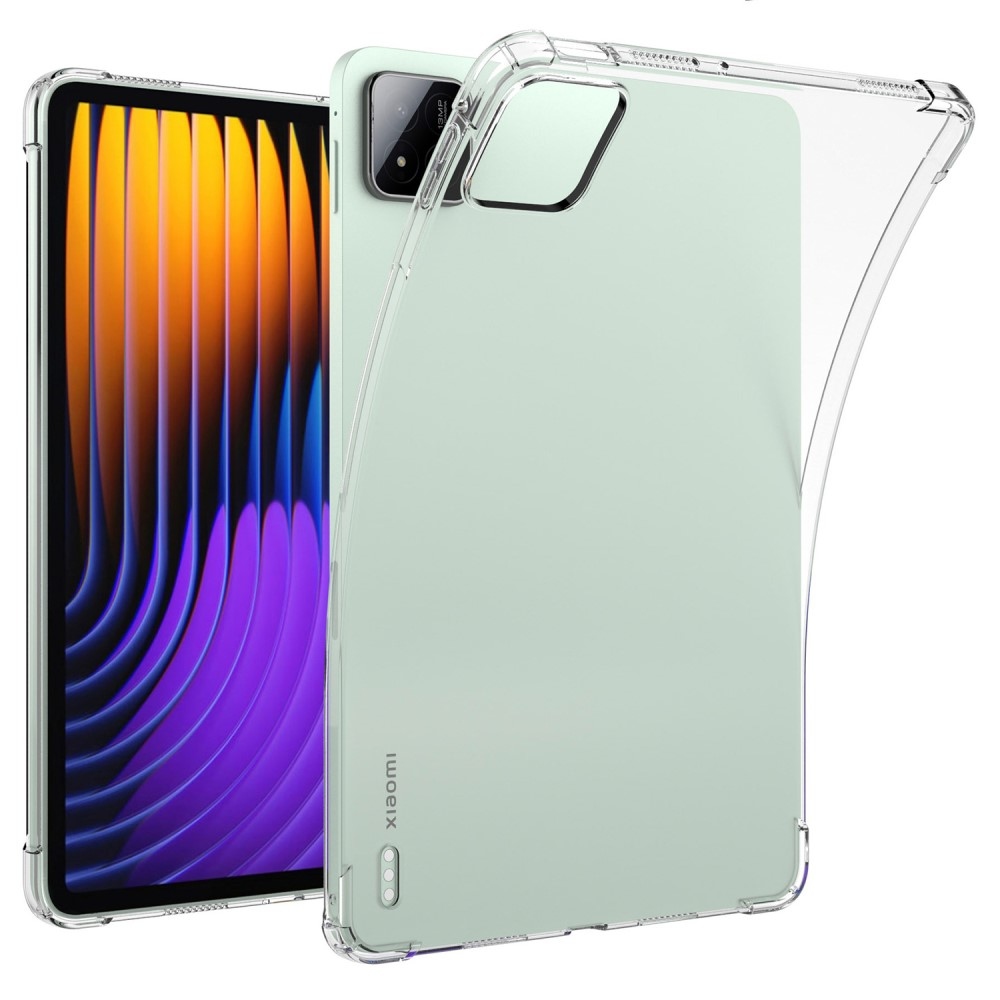 Átlátszó zselés tok megerősített sarkokkal Xiaomi Pad 7/7 Pro készülékhez - átlátszó