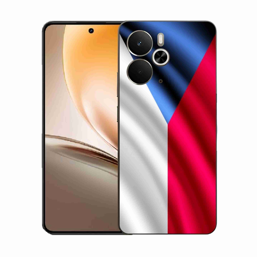 Gél borító mmCase a Realme 14 5G számára - cseh zászló