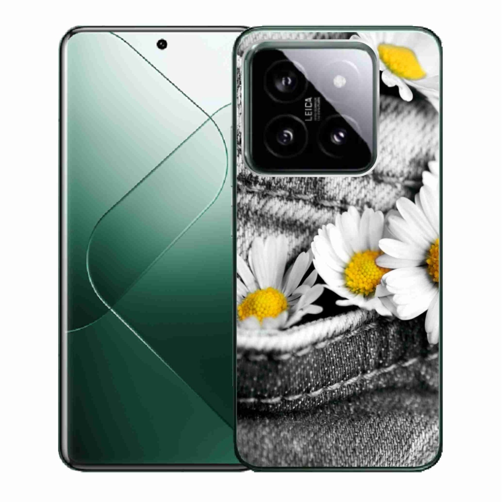 Gél tok mmCase a Xiaomi 14-hez - százszorszépek