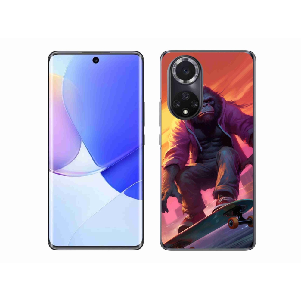 Gél borítás mmCase a Huawei Nova 9-en - gorilla a gördeszkán